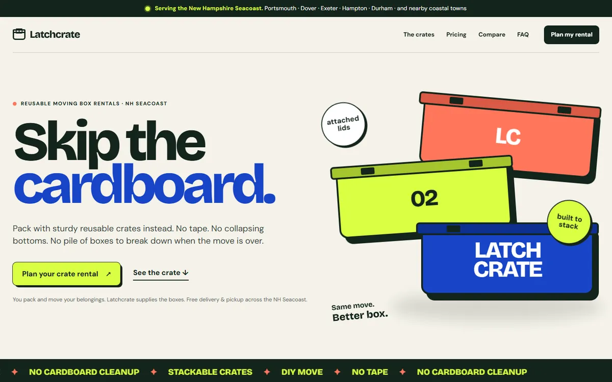 Latchcrate website